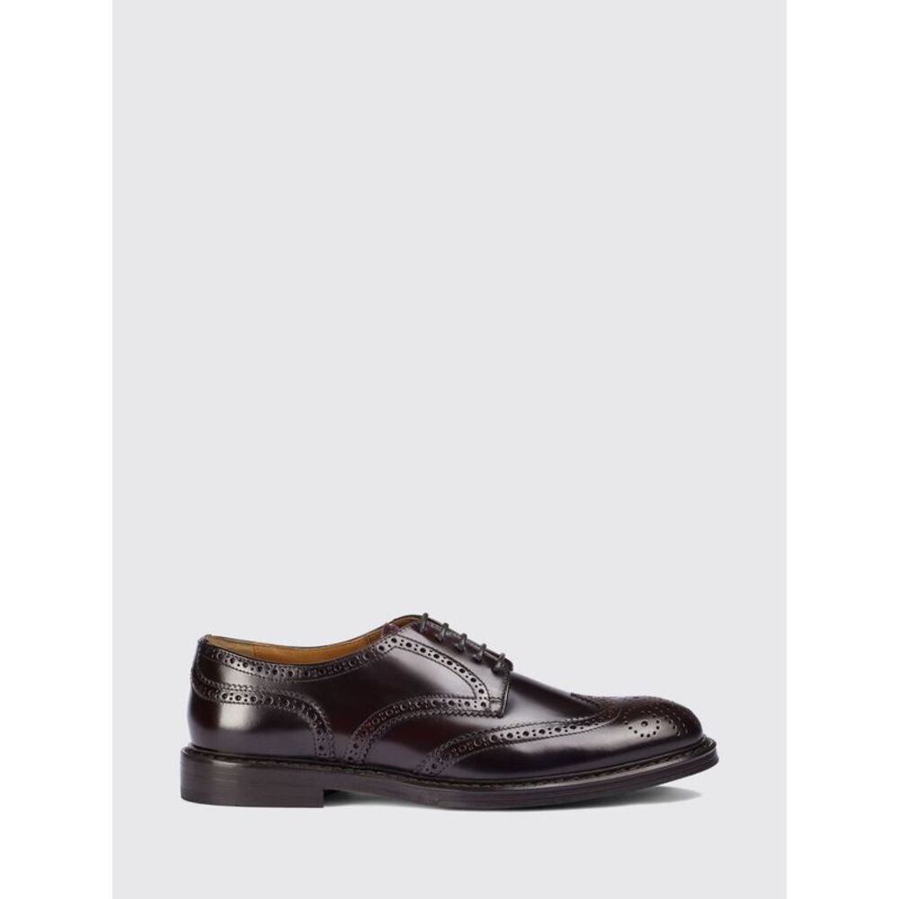 Doucal's Brogue Shoes Men Wine